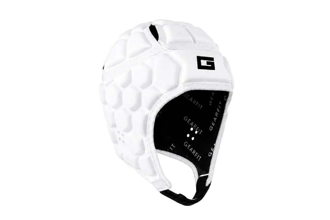 GearFit Halo rugby headgear in white