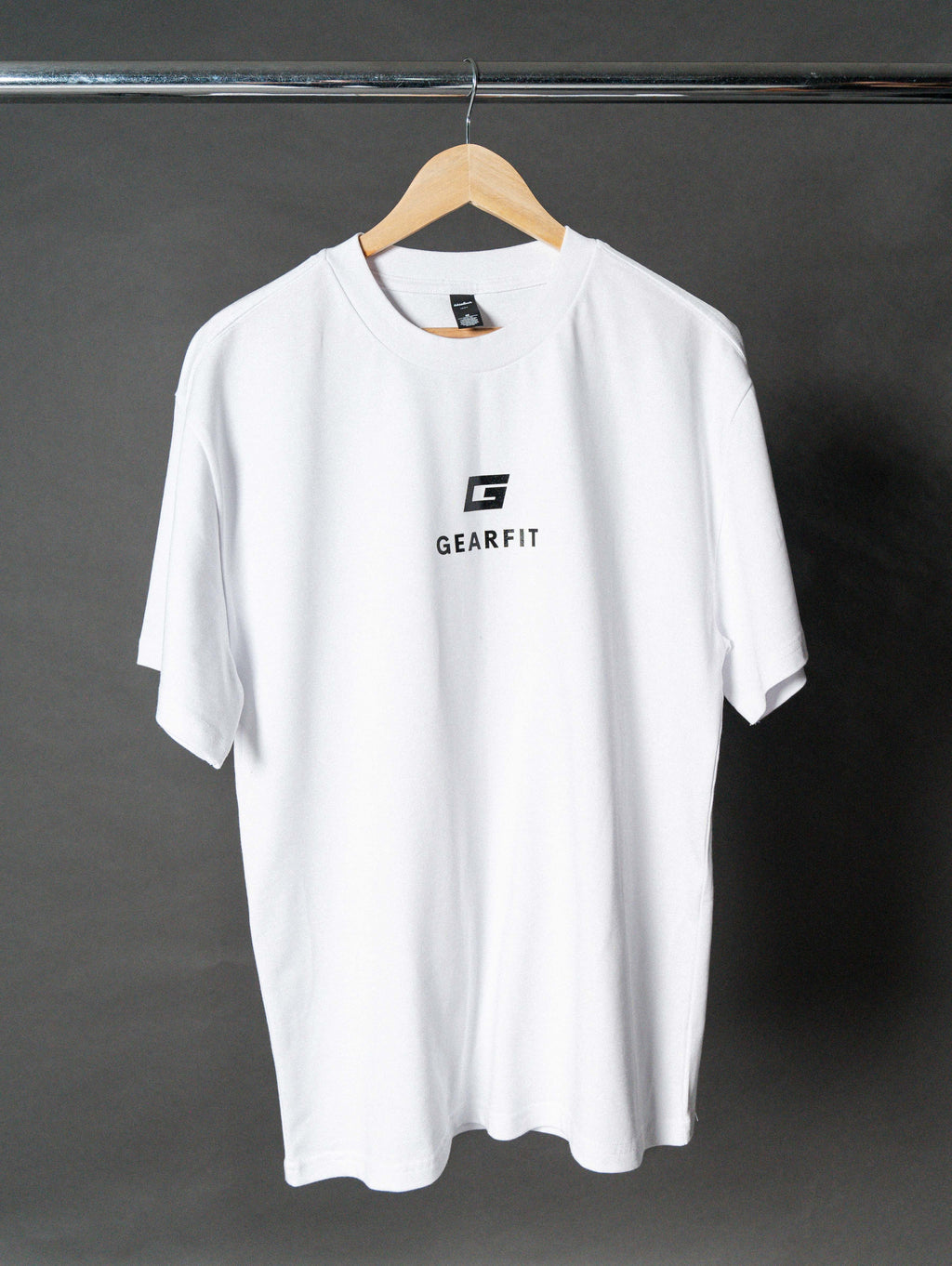 Oversized Active Tee - White - GEARFIT