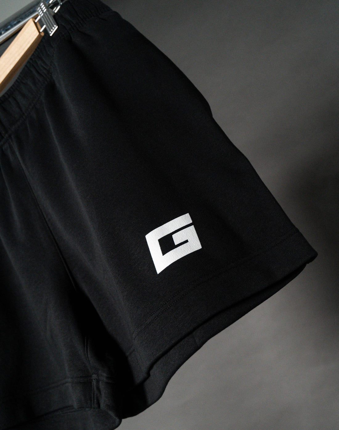 GearFit Active Shorts in black, alternate lifestyle photo