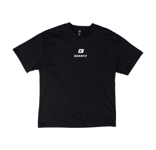 Oversized Active Tee - Black - GEARFIT